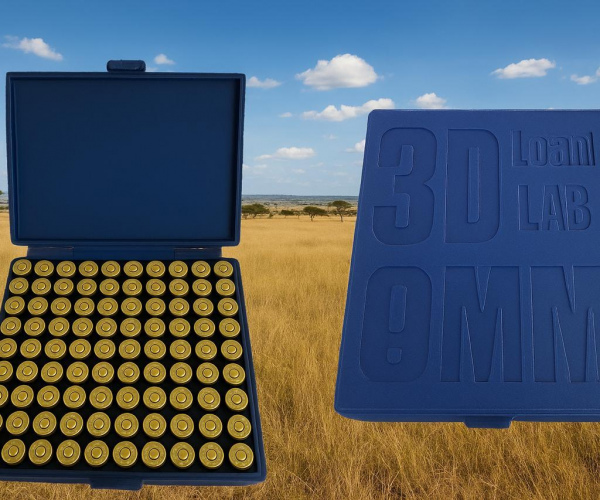 9mm Ammo Box (100 bullets) Rugged 